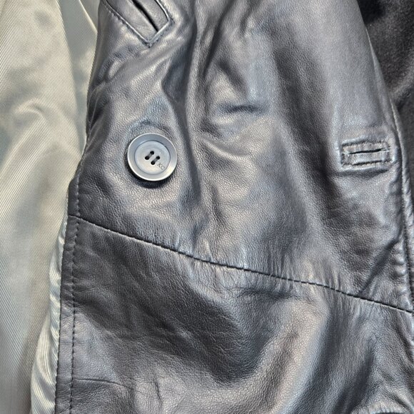 Kenneth Cole New York Wool Blend Peacoat Coat – Men’s XL – Black – NWT - Picture 10 of 16